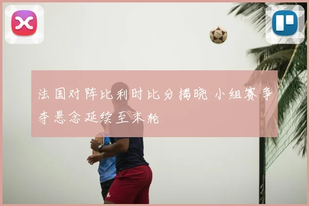 法国对阵比利时比分揭晓 小组赛争夺悬念延续至末轮