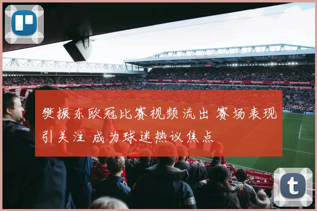 樊振东欧冠比赛视频流出 赛场表现引关注 成为球迷热议焦点